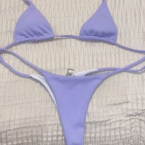 Small light purple bikini from shein.